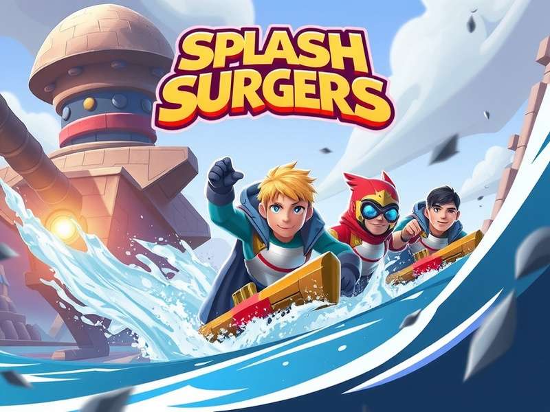 Splash Surgers Gameplay - Team Water Combat in Progress